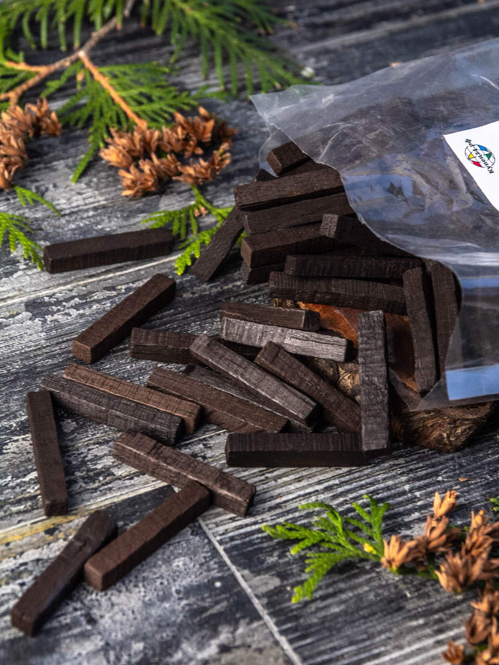 Палочки дубовые сильной обжарки (Кавказ), 200 г