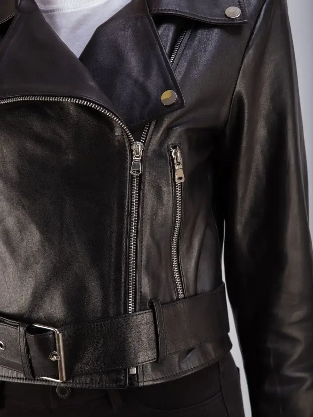 Косуха женская натуральная куртка кожаная Турция