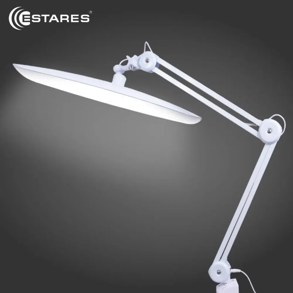 Светодиодная бестеневая лампа LUNA 24W-I-SENSOR-6500K-WHITE/WHITE-220-IP20 на струбцине