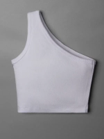 Летний топ для девочки на одно плечо