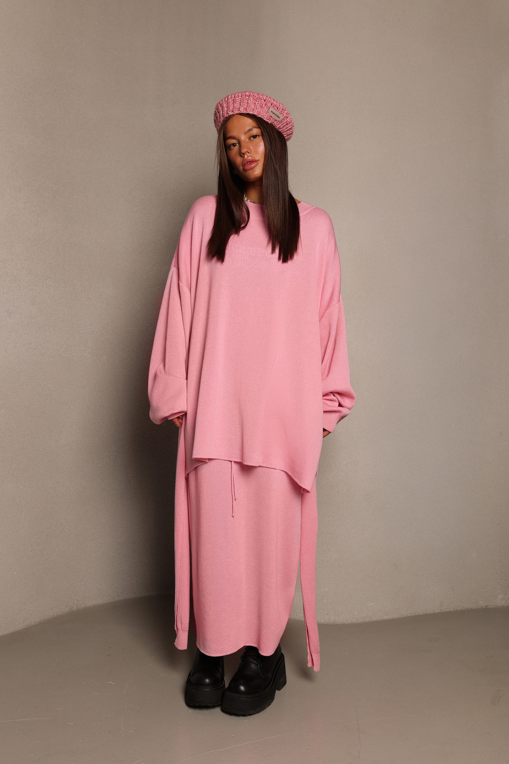 Юбка вязаная