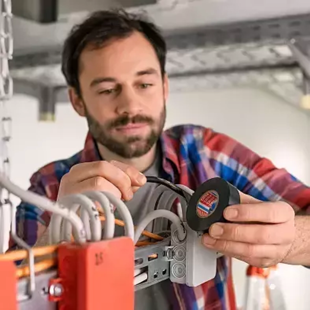 Изоляционная клейкая лента из ПВХ Folsen® 01251, 19ммХ20м, 320мкм