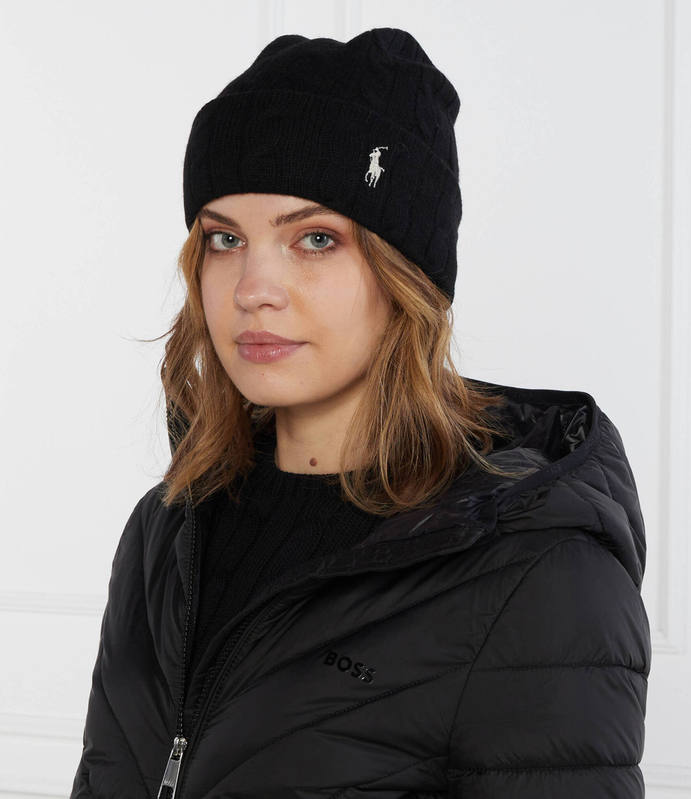 Хлопковая шапка POLO RALPH LAUREN - черный(455922986)