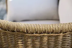 "Аликанте" лаунж-зона из искусственного ротанга, цвет соломенный