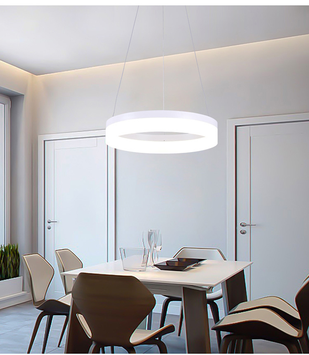 Pendant Led design lamp  Corona by SONNEMAN D40 (Grey)