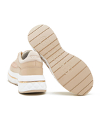 Кожаные кроссовки Guess - нюд(FLPKYR PAF12)