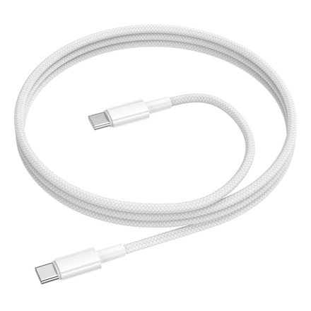 Кабель TypeC - TypeC BOROFONE BX117 60W (белый) 1м