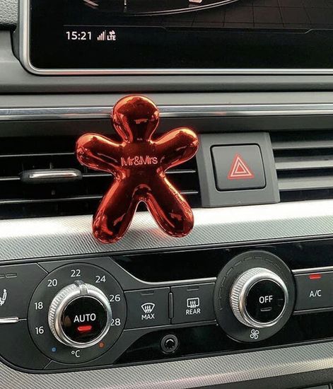 Перечная мята, ароматизатор для автомобиля NIKI красный металлик, Mr&Mrs Fragrance