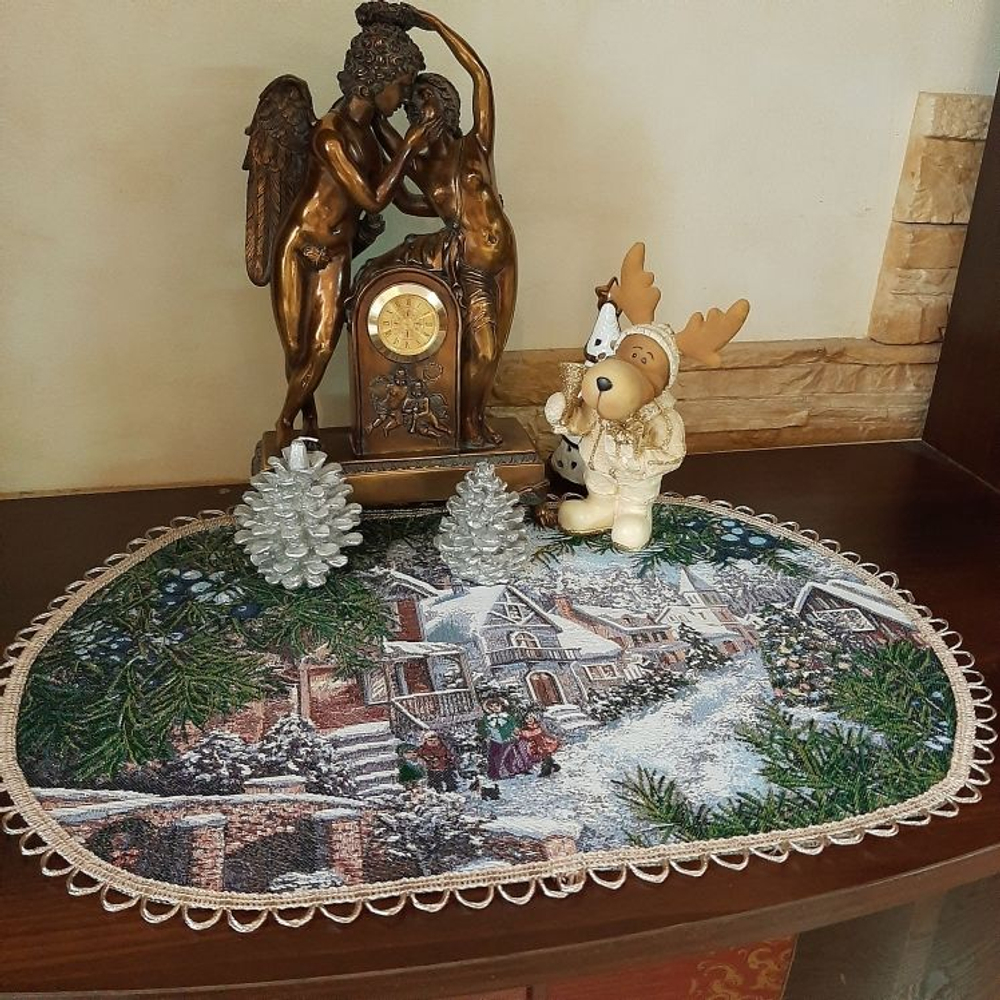 Декоративная гобеленовая салфетка Джингл 30*50