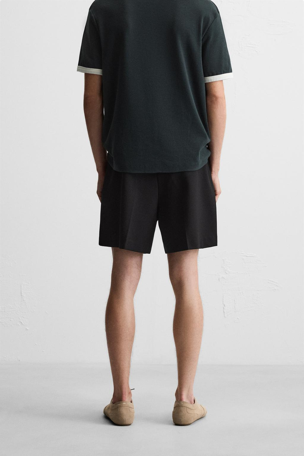 Шорты regular fit со шнурком