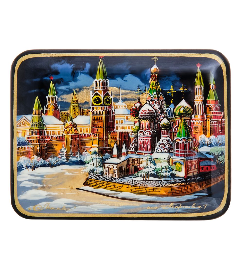 Народные промыслы ШК-55/ 90-C Шкатулка «Москва» исп. Маркова
