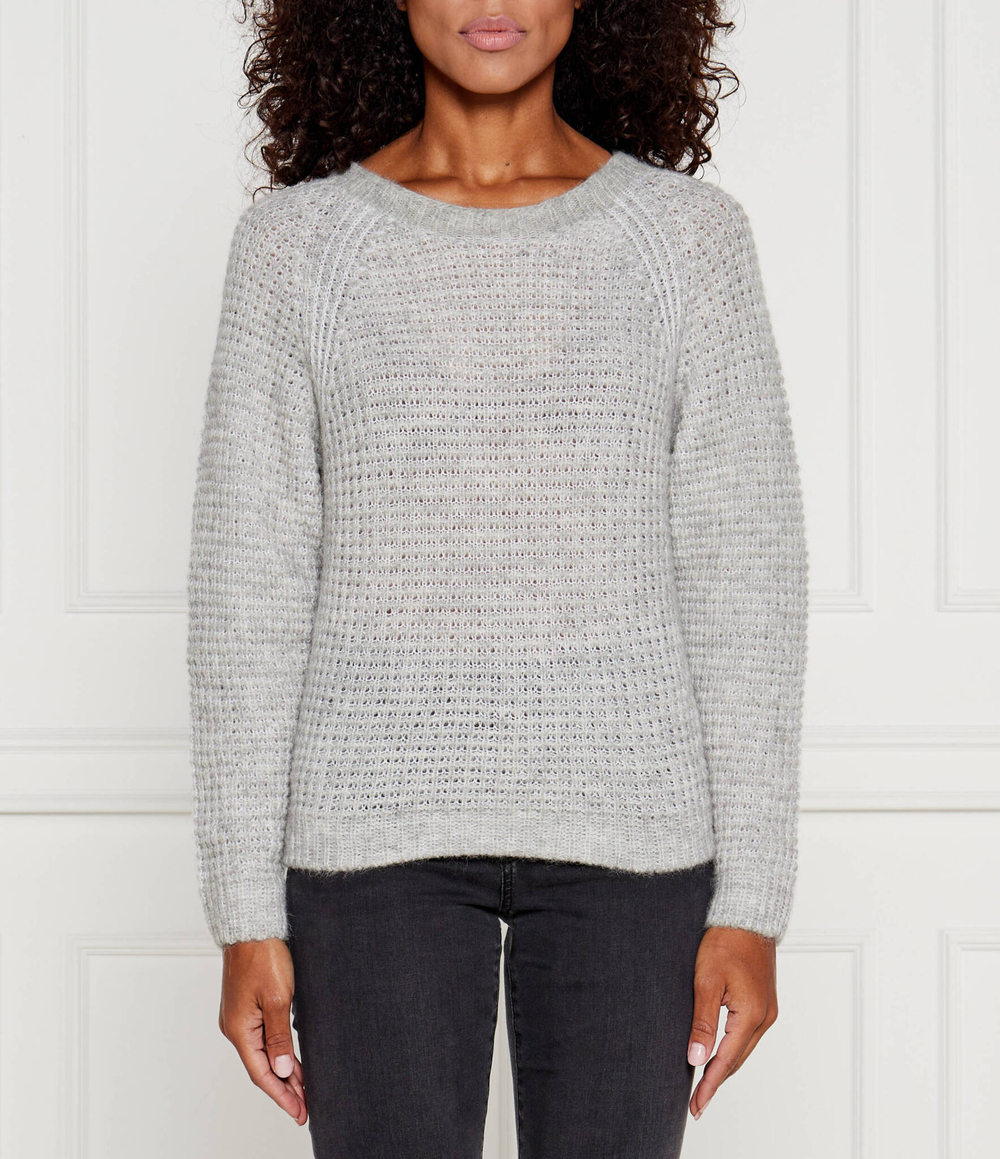 Хлопковый свитер Marc Cain - серый(XS 41.01 M03)