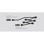 Кабель-разветвитель ID-Cooling FS-06 ARGB 3pinARGB-&gt;6x3pinARGB