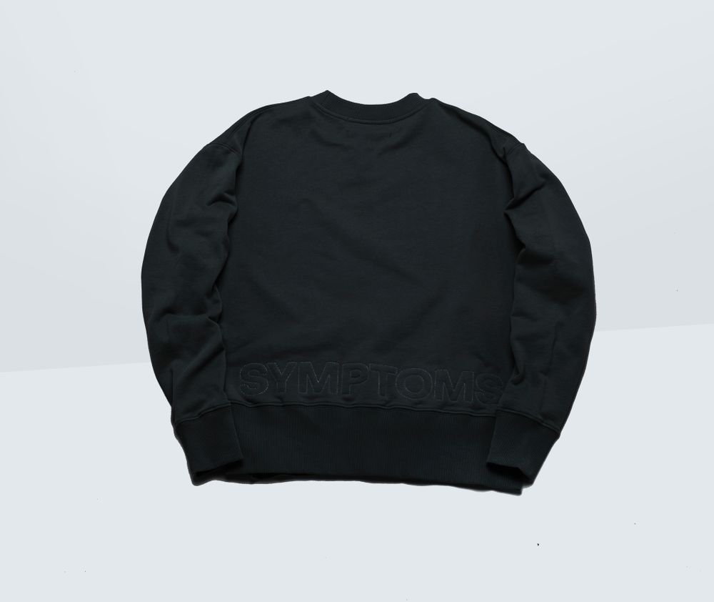 Купить Толстовка Symptoms Черная Толстовка Symptoms Черная