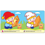 Книжка с наклейками для самых маленьких. Логика