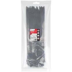 Кабельная стяжка ЭРА NO-225-194 (хомут) нейлоновая 8.8 х 400 мм чёрная (100 шт/уп) | Кабельные стяжки (хомуты)