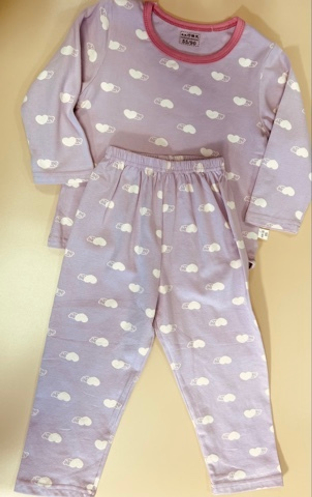 Пижама для девочки из хлопка-бамбука