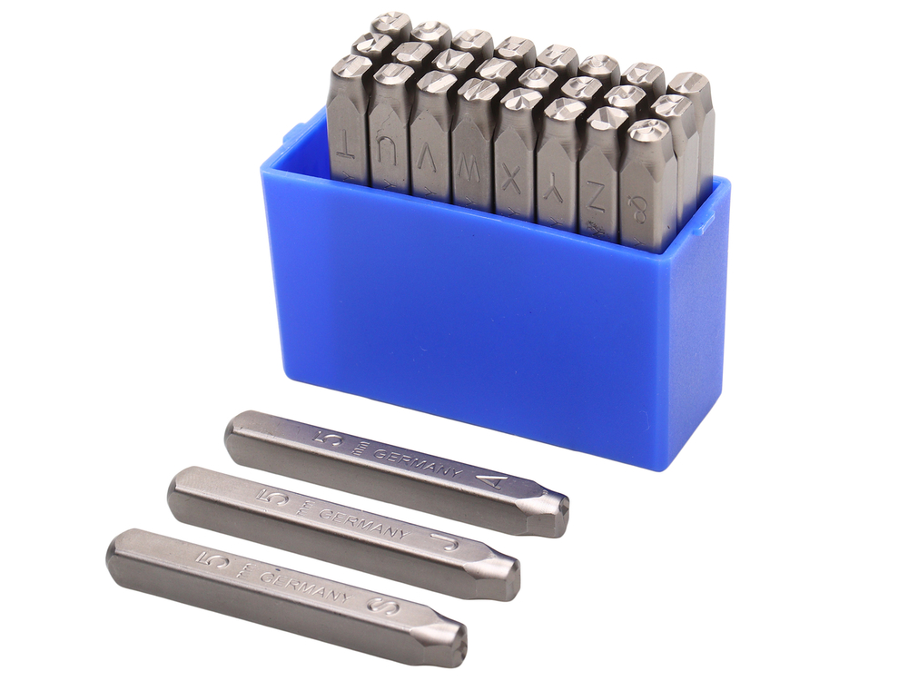 JTC-7247 - Клейма буквенные латиница 5мм (HRC 60+-2° DIN 1451) (старый артикул JTC-JW0914-5) JTC -