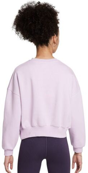 Кофта для девочки теннисная Nike Girls Sportswear Club Fleece - кукла/белая