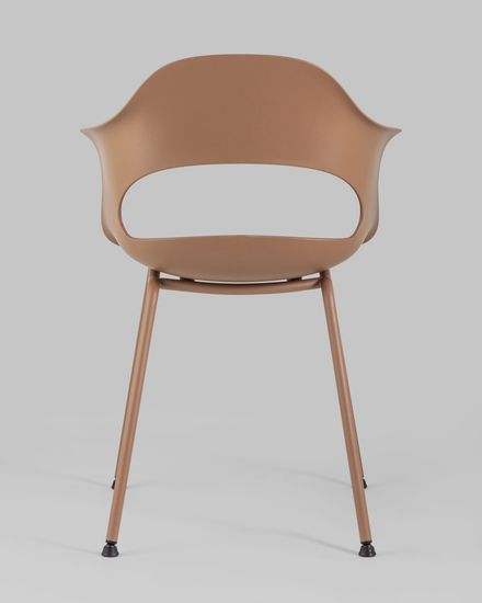 Стул Lady пластик коричневый 4 шт.