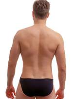 Мужские трусы-слипы с контрастной окантовкой (Размер: L) (Цвет: черный)