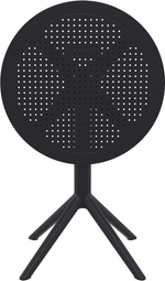 Комплект пластиковой мебели Siesta Contract Sky Folding 60 Carmen, черный