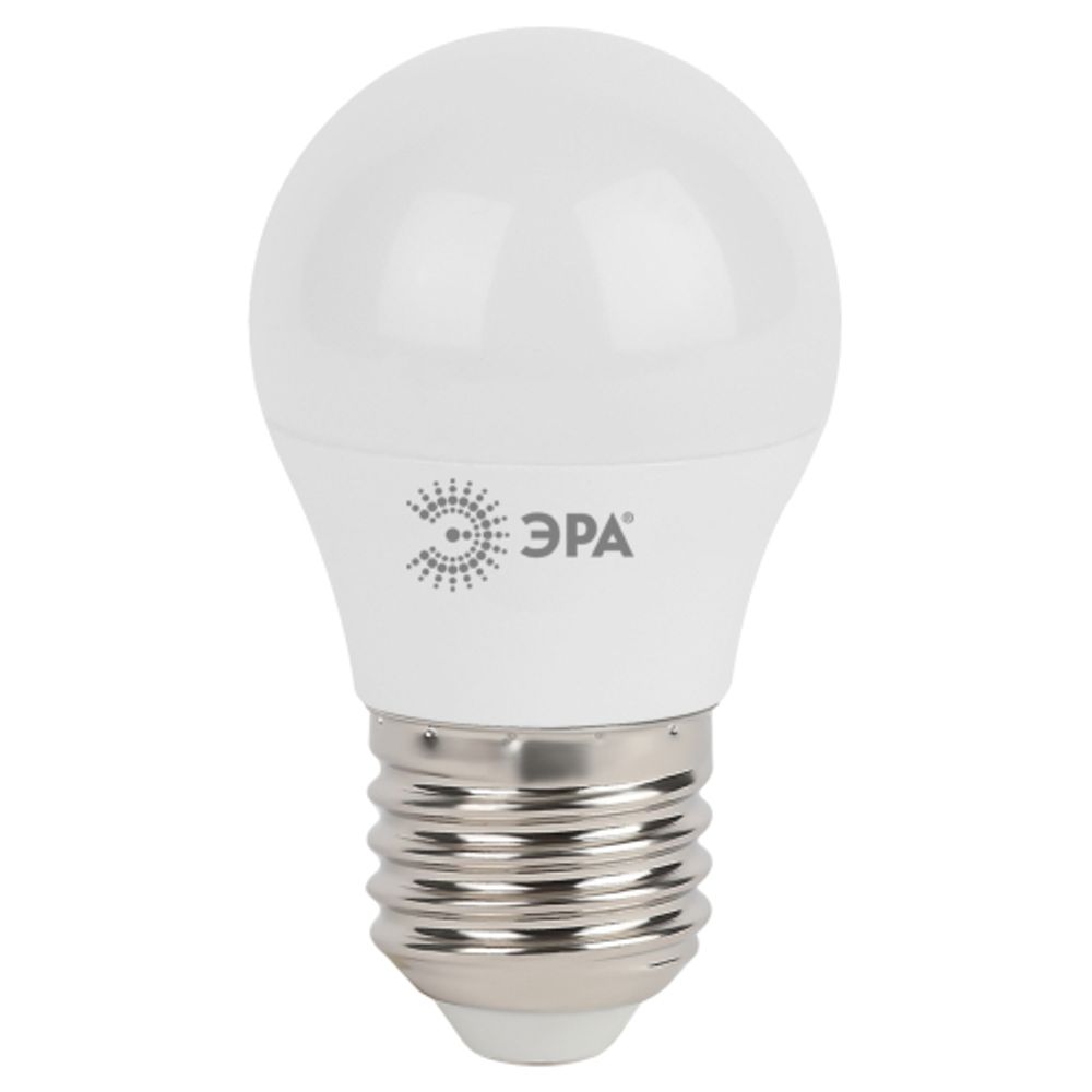Лампа светодиодная ЭРА STD LED P45-7W-827-E27 E27 / Е27 7Вт шар теплый белый свет | Лампы cветодиодные Шар (G/P)