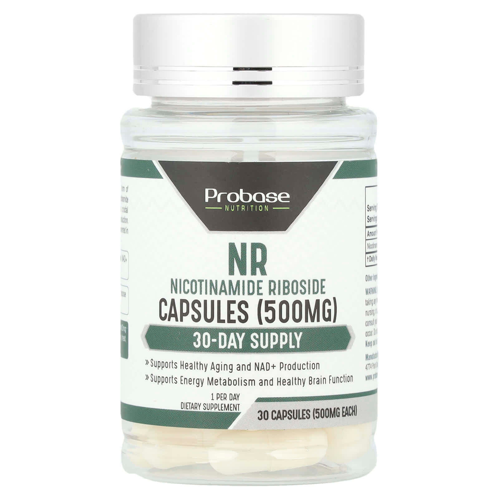 Probase Nutrition, NR, 500 мг, 30 капсул
