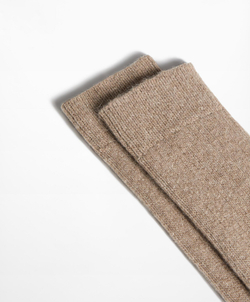 Oysho Длинные носки с добавлением кашемира, коричневый меланж