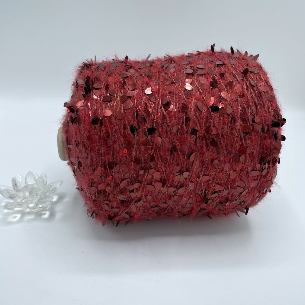 Пайетки FILATI ITALIANA 51% каплевидные пайетки 15% альпака 8% хлопок 26% полиаимд