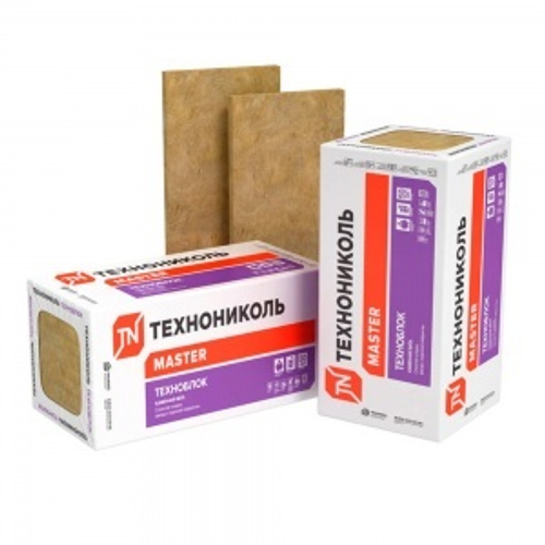 Утеплитель ТЕХНОБЛОК СТАНДАРТ 1200*600*50мм(8шт/5,76м2/0,288м3) пл=45кг/м3