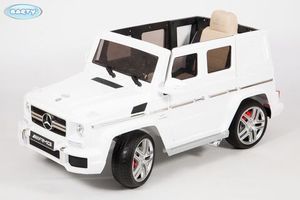 Детский Электромобиль BARTY Mercedes-Benz G63 AMG (12V/10ah) Tuning (HAL168) белый фото №6
