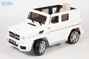 Детский Электромобиль BARTY Mercedes-Benz G63 AMG (12V/10ah) Tuning (HAL168) белый