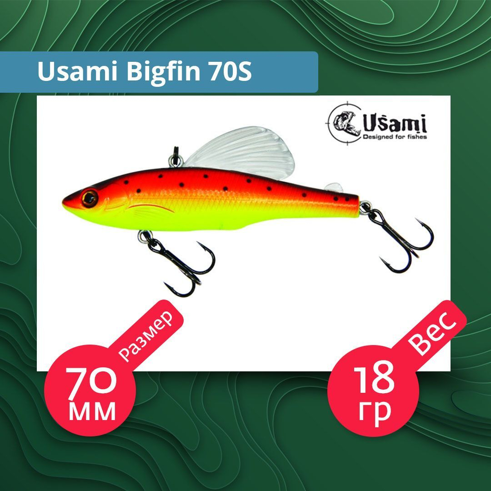 Воблер для рыбалки Usami Bigfin