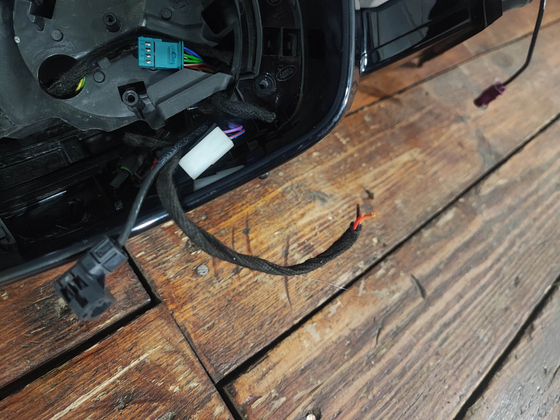 Зеркало левое 21+1 pin Range Rover Evoque 2 18-нв Б/У Оригинал M8D217683