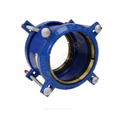 Муфта чугун соединительная для ПЭ труб Ду 80 (Дн 90-90) Ру10/16 ДРК-Е Benarmo 7021