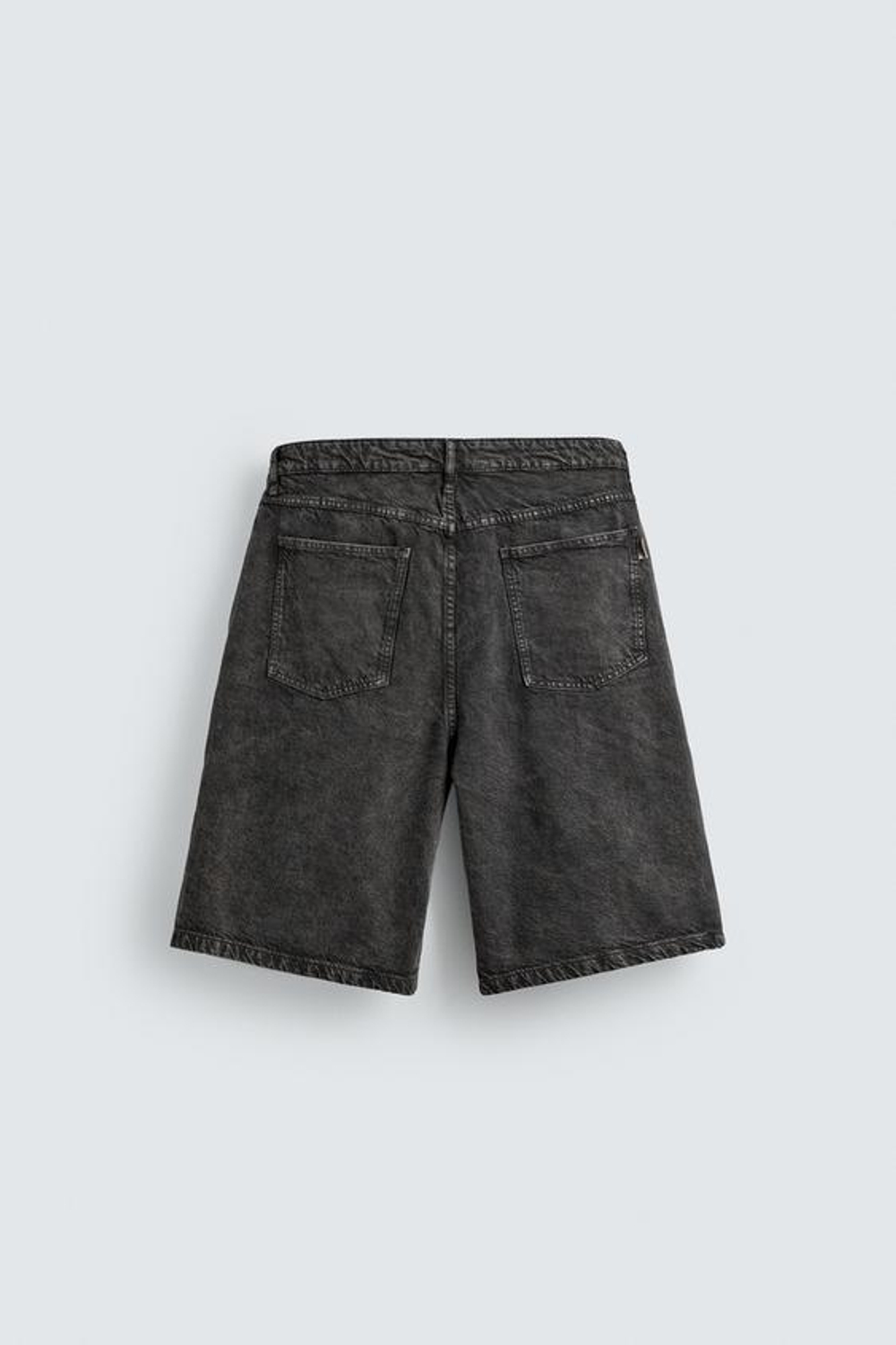 ZARA ШОРТЫ BAGGY FIT, УГОЛЬНЫЙ