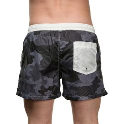 Мужские шорты с камуфляжным принтом Sesmik STORM MILITARY BLACK