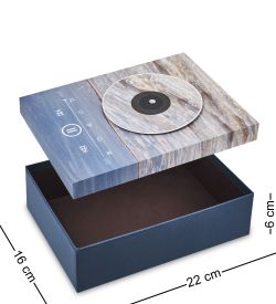 WF-169-B Набор коробок из 3 шт, голубой