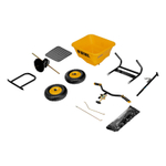 Механическая сеялка на колесах, 45 л Denzel