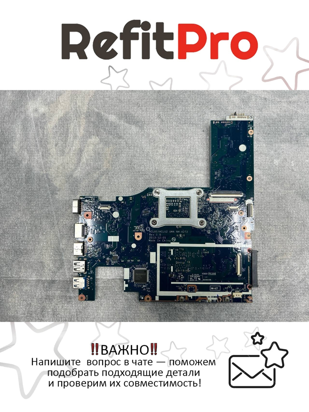 Материнская плата для ноутбука Lenovo IdeaPad G50-70 ACLU2 W8S UMA I5-4200U 1000M (90006562), оригинал