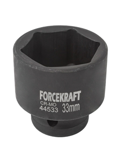 Головка ударная 33мм (6гр.),1/2'' FORCEKRAFT FK-44533