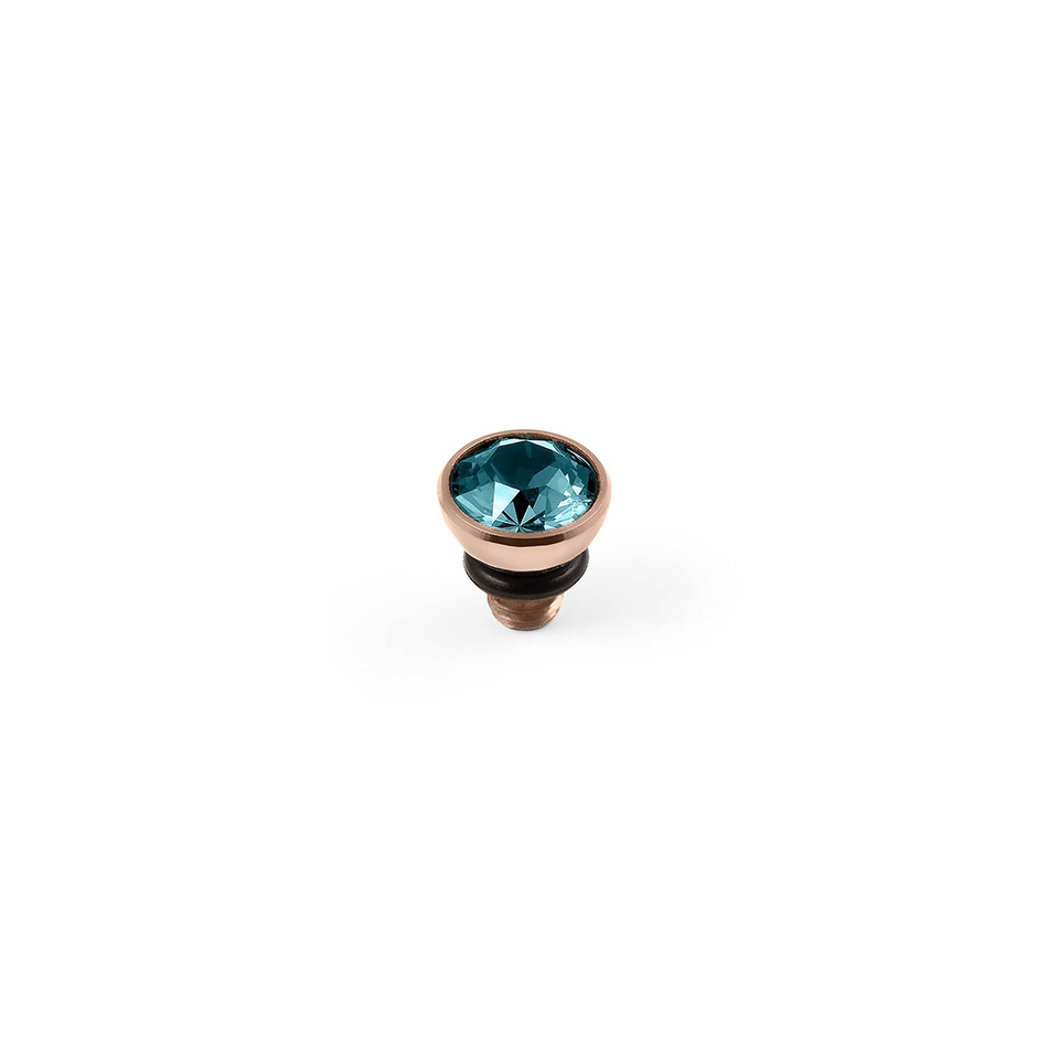 Шарм Qudo Bottone Indicolite 5 мм 630002 BL/RG