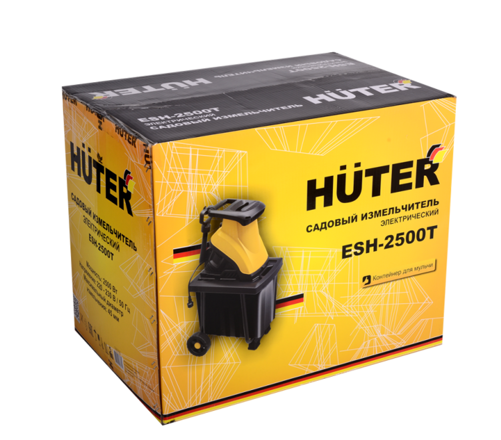 Садовый измельчитель электрический Huter ESH-2500T
