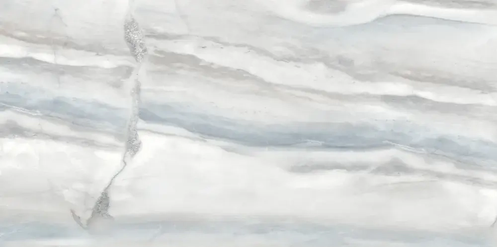 Настенная плитка ALMA Ceramica TWU09MRC707 Mercury 50x24.9 белая / голубая глянцевая под мрамор