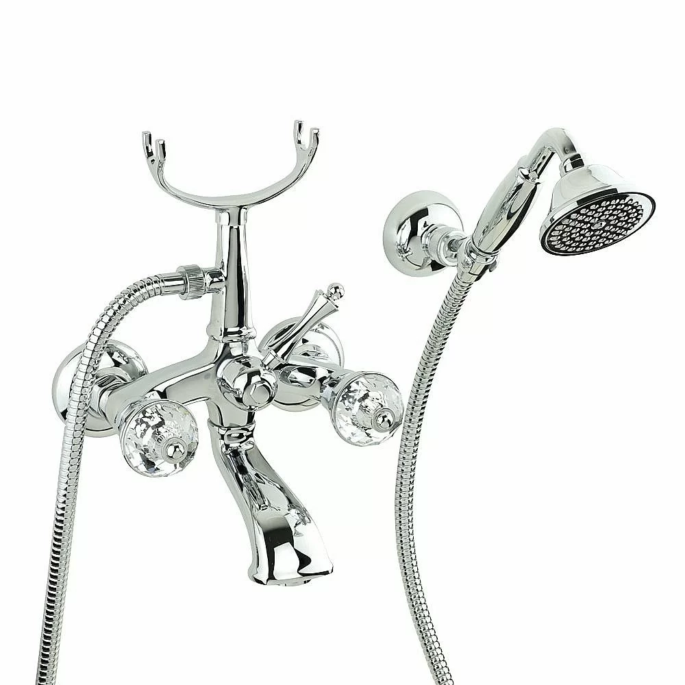 Смеситель для ванны Migliore Korona Crystal ML.KRN-4703 хром