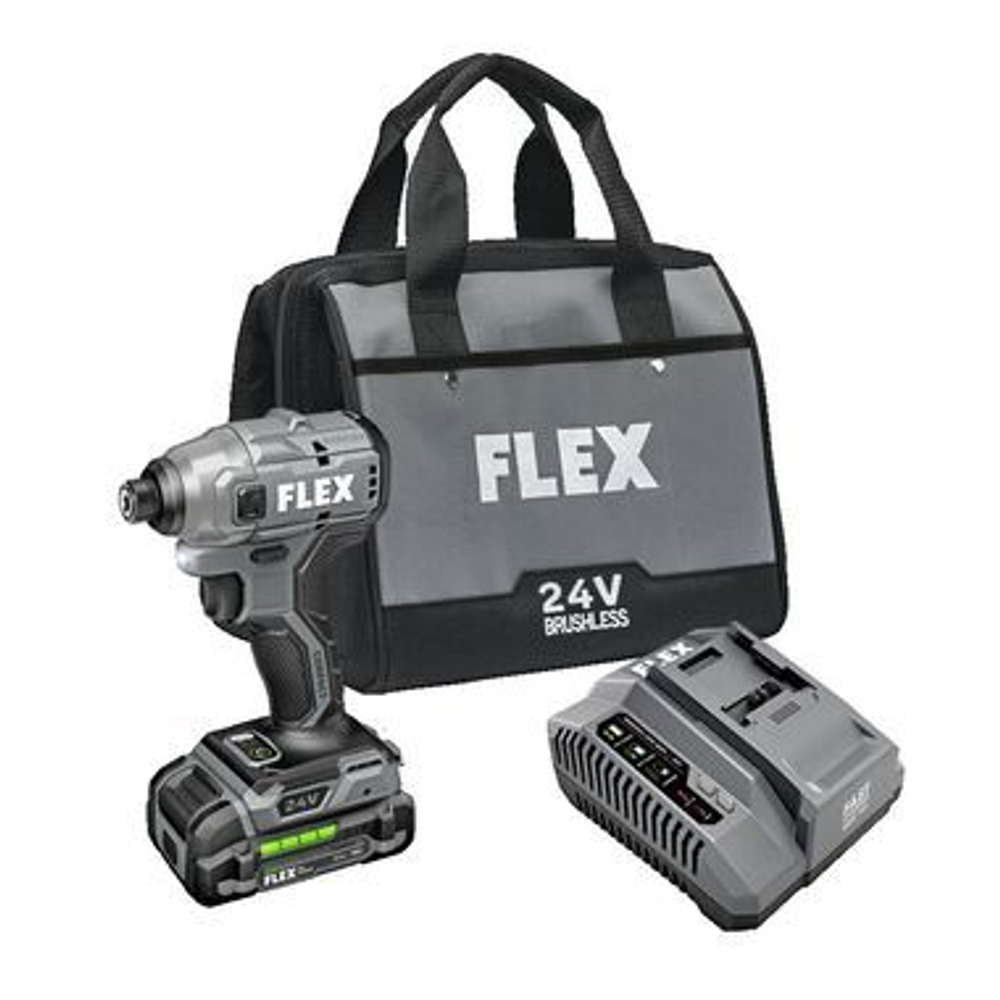 FLEX 1/4 Inch Hex Compact Impact Driver Kit
