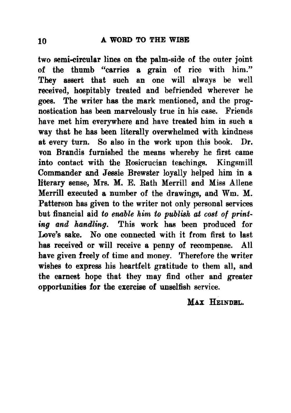 The Rosicrucian Cosmo-Conception: Or, Mystic Christianity; an Elementary Treatise Upon Man's Past Evolution, Present Constitution and Future Development | Max Heindel