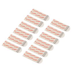 Клейкие полоски СИЛА SDSS-M-W12 двусторонние сменные средние 12 шт, до 1,5 кг белые