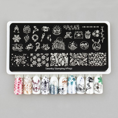 Swanky Stamping Пластина для стемпинга 092